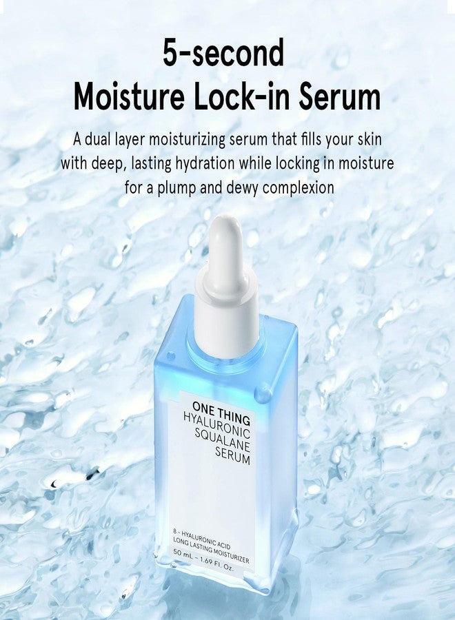 ONE THING Hyaluronic Squalane Serum (1.69 fl.oz / 50ml), Korean Skincare, Hyaluronic Acid, Moisturizing, Oil-moisture Balance, Moisture Inner Dry - Image 2